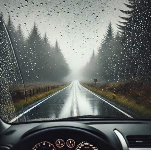 비오는 날 드라이브