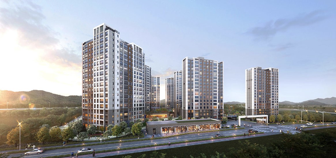 파주운정신도시제일풍경채3차그랑포레조감도