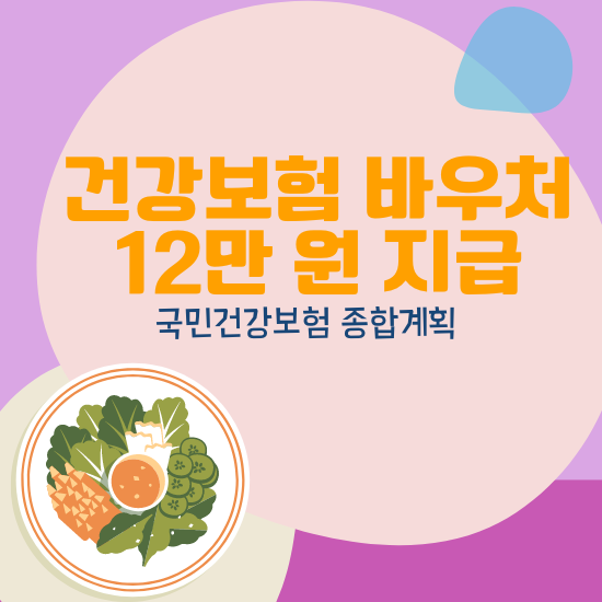 건강보험 바우처 12만 원 지급