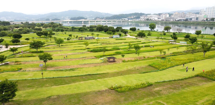 양평 파크골프장 전경 이미지