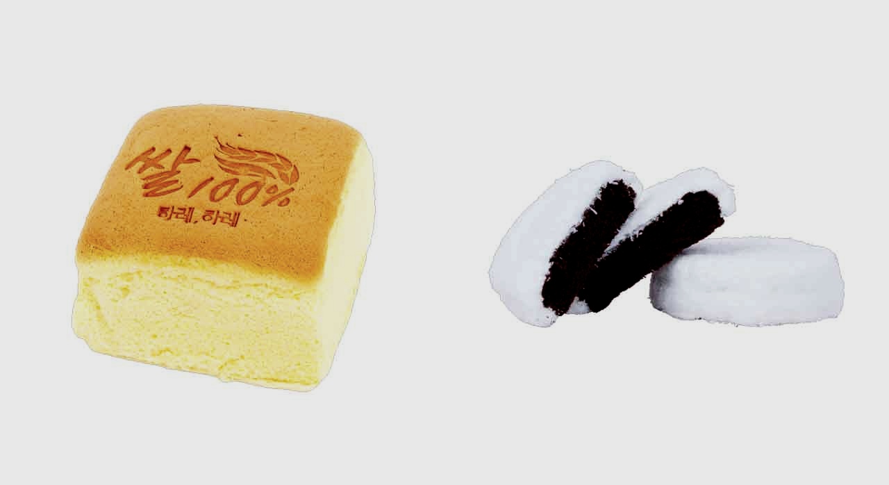 하레하레의 시그니처 &lsquo;쌀하레치즈&rsquo;와 &lsquo;마시멜로우 속 갸또&rsquo;의 모습이다. [ⓒ네이버플레이스 하레하레 둔산점]