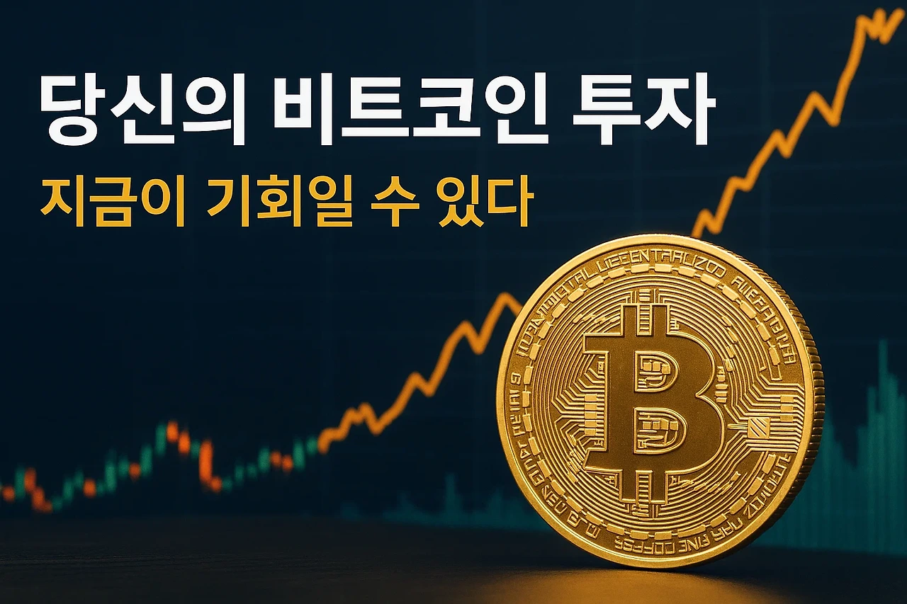 당신의 비트코인 투자, 지금이 기회일 수 있다