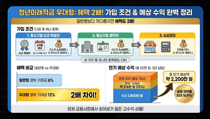 청년미래적금 신청 방법 [3년 2200만원 만들기] 가입 자격 및 출시 전 준비 전략