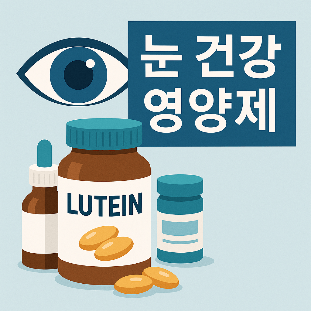 눈 건강에 좋은 영양제 추천