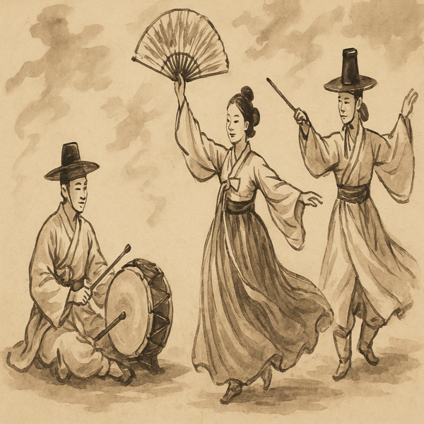 전통의상: 음악과 춤의 영혼을 담은 시각적 언어, 공연 예술의 살아있는 상징