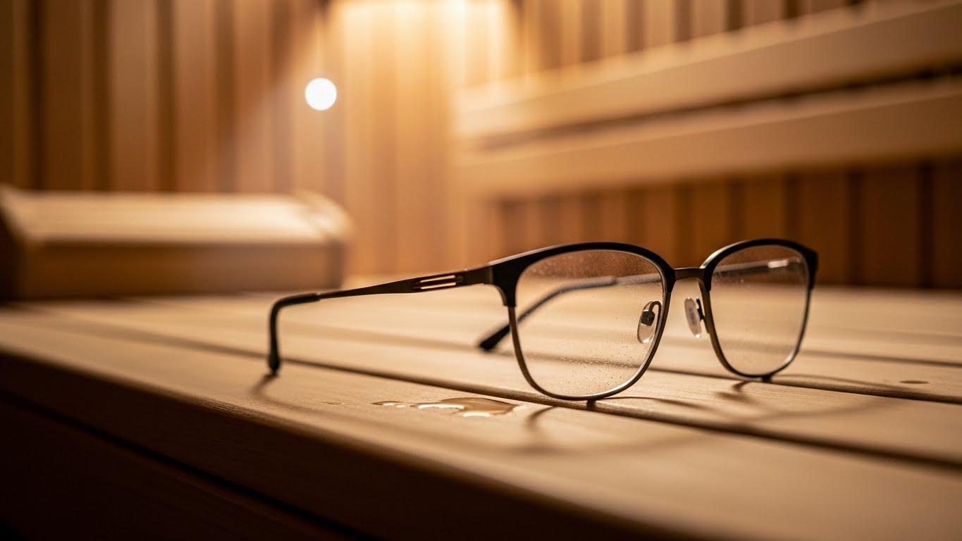 찜질방 렌즈 안경