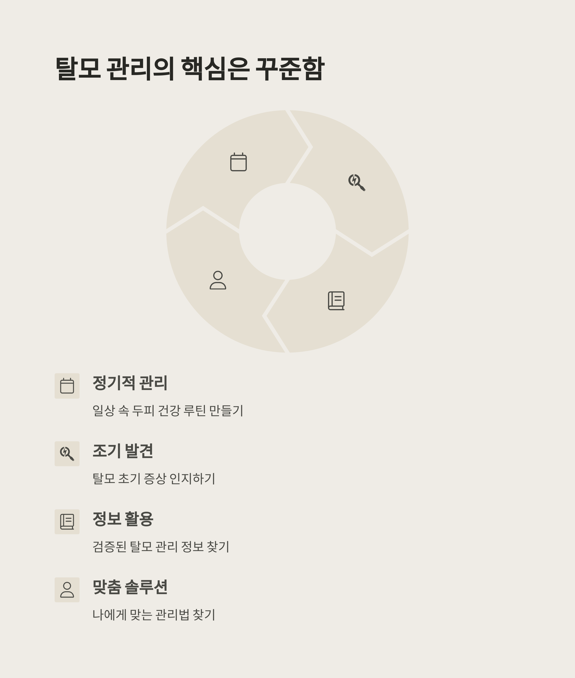 탈모관리 그래픽 이미지