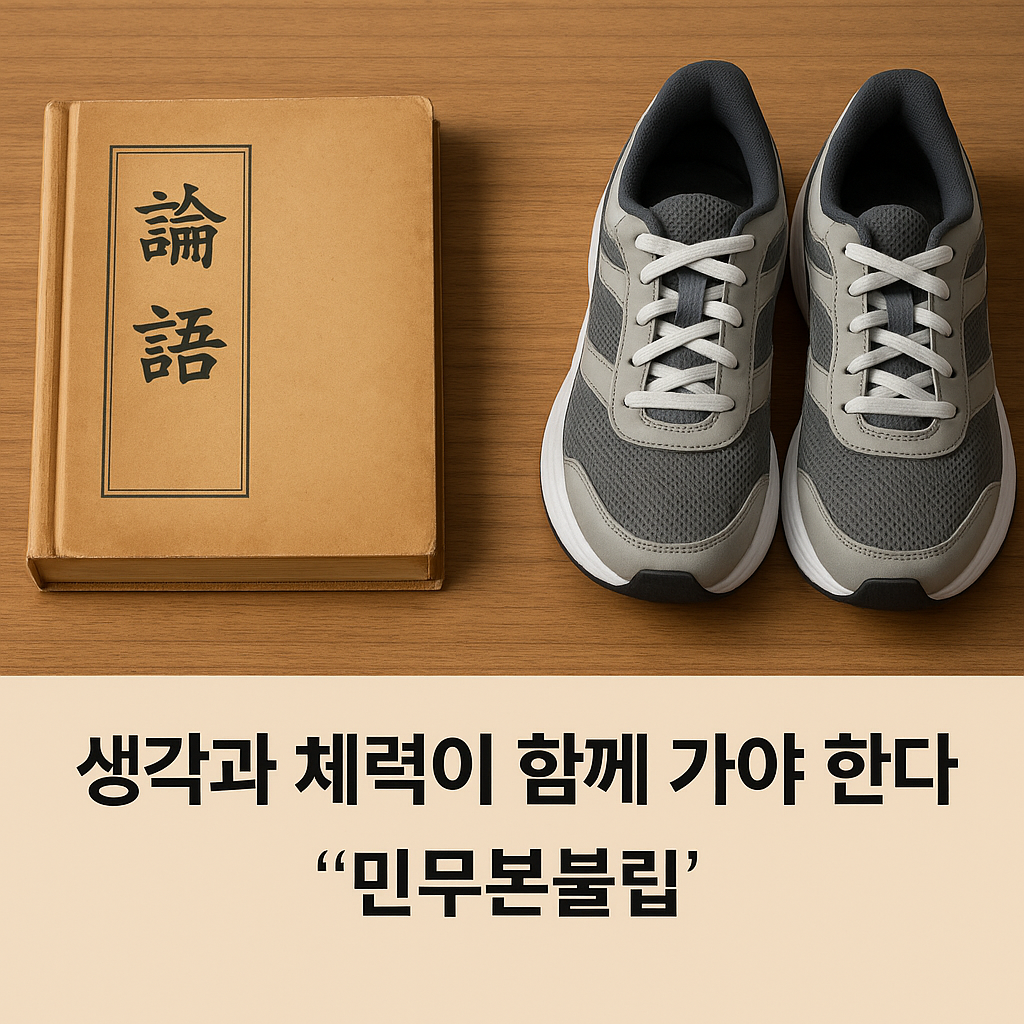 생각과 체력이 함께 가야 한다 --- 민무본불립의 실천