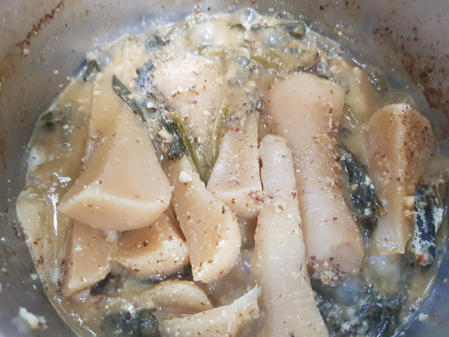 알타리무-총각무지짐