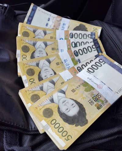 오만원권