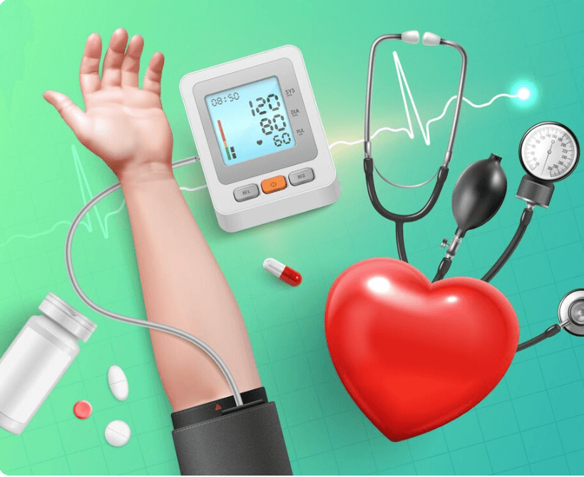 고혈압 경고 포스터