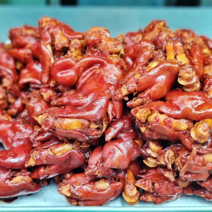 6시내고향 구미 새마을중앙시장 전국 택배 주문 무침 족발 양념족발 맛집