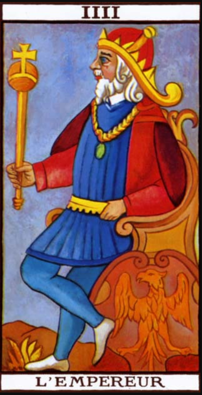 마르세유 타로카드 04 남성황제