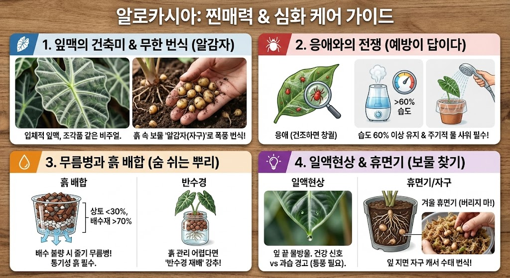 알로카시아 잘키우는 방법