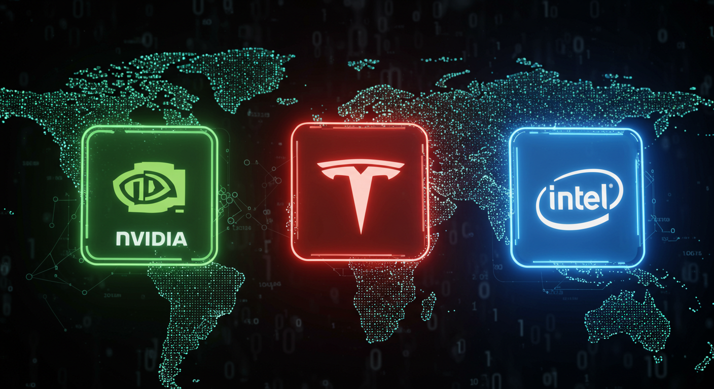 AI 주도기업 비교: 엔비디아, 테슬라, 인텔