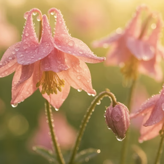 하늘을 나는 새&amp;#44; 매발톱꽃 키우기 A to Z