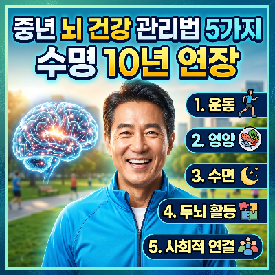 50대 이후 뇌 건강 지키는 방법 &amp;#124; 치매 예방 핵심 관리법 총정리