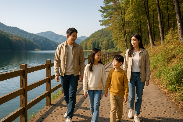 횡성호수길 5구간 - 가족과 함께 걷는 강원도 힐링 산책길