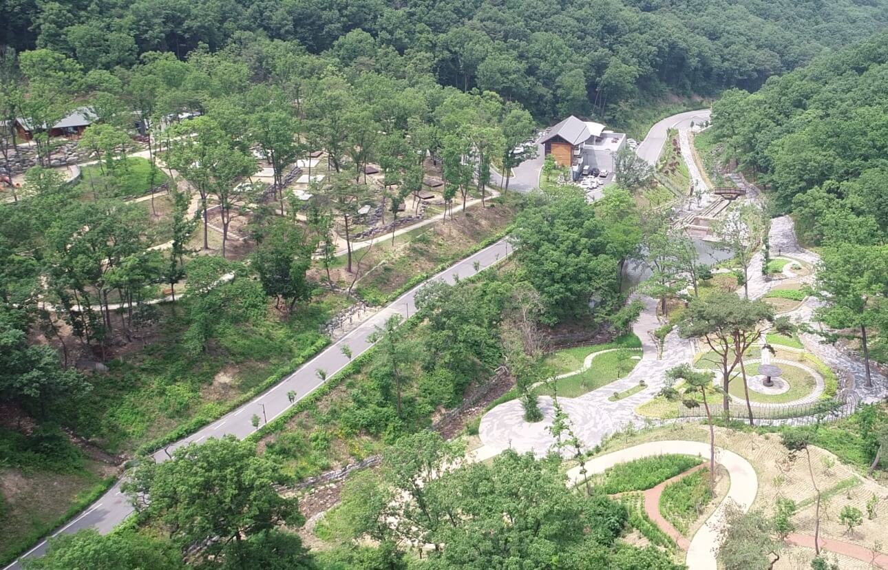 공주산림휴양마을전경