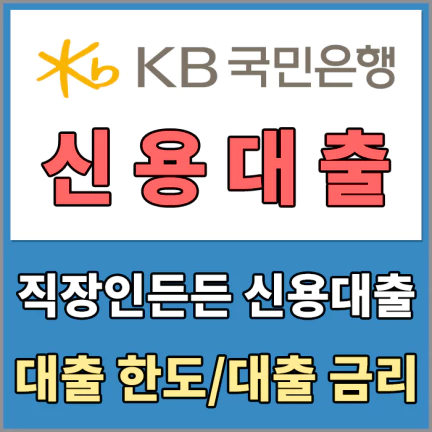 KB국민은행신용대출