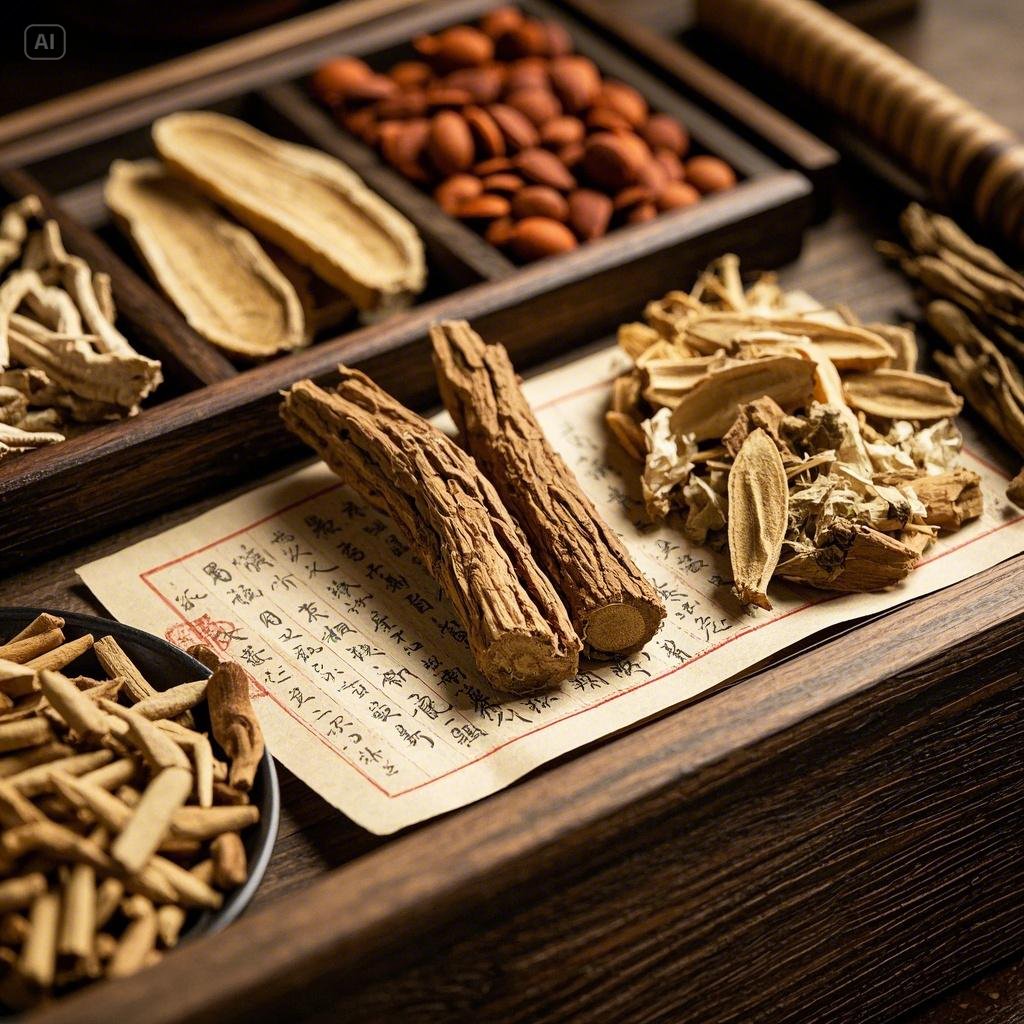 체질 의학과 한의학, 관련 한약 재료 처방 준비 이미지