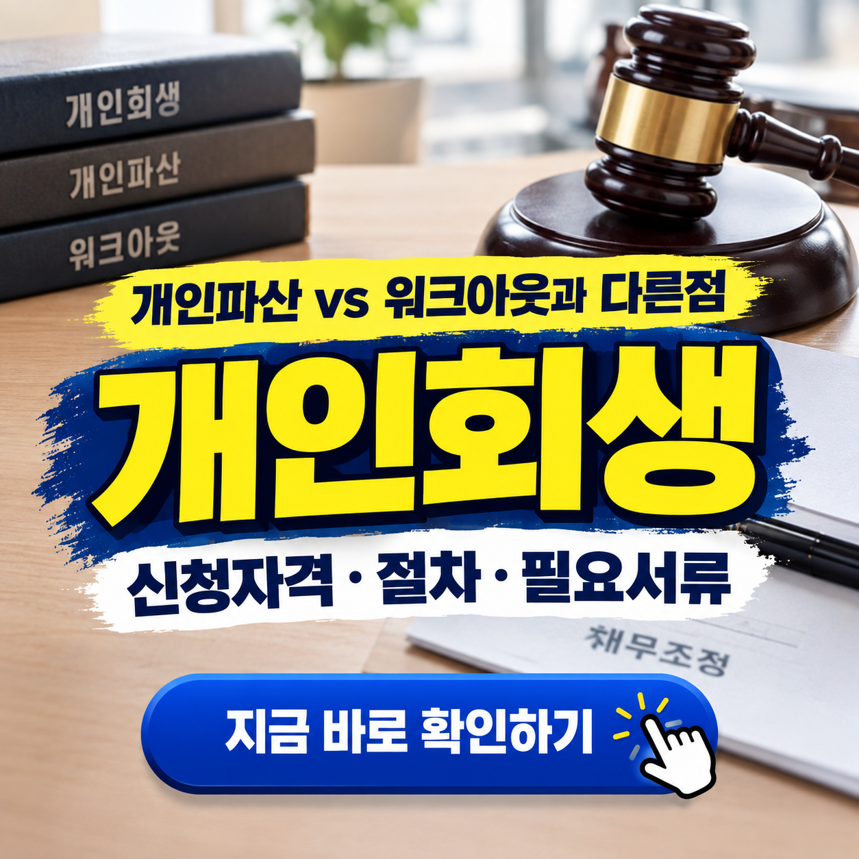 개인회생이란? 신청 자격부터 비용, 절차, 필요 서류, 개인파산∙워크아웃과 차이점까지 핵심정리 (2026)