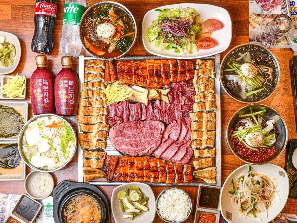 잠실장어와 한우