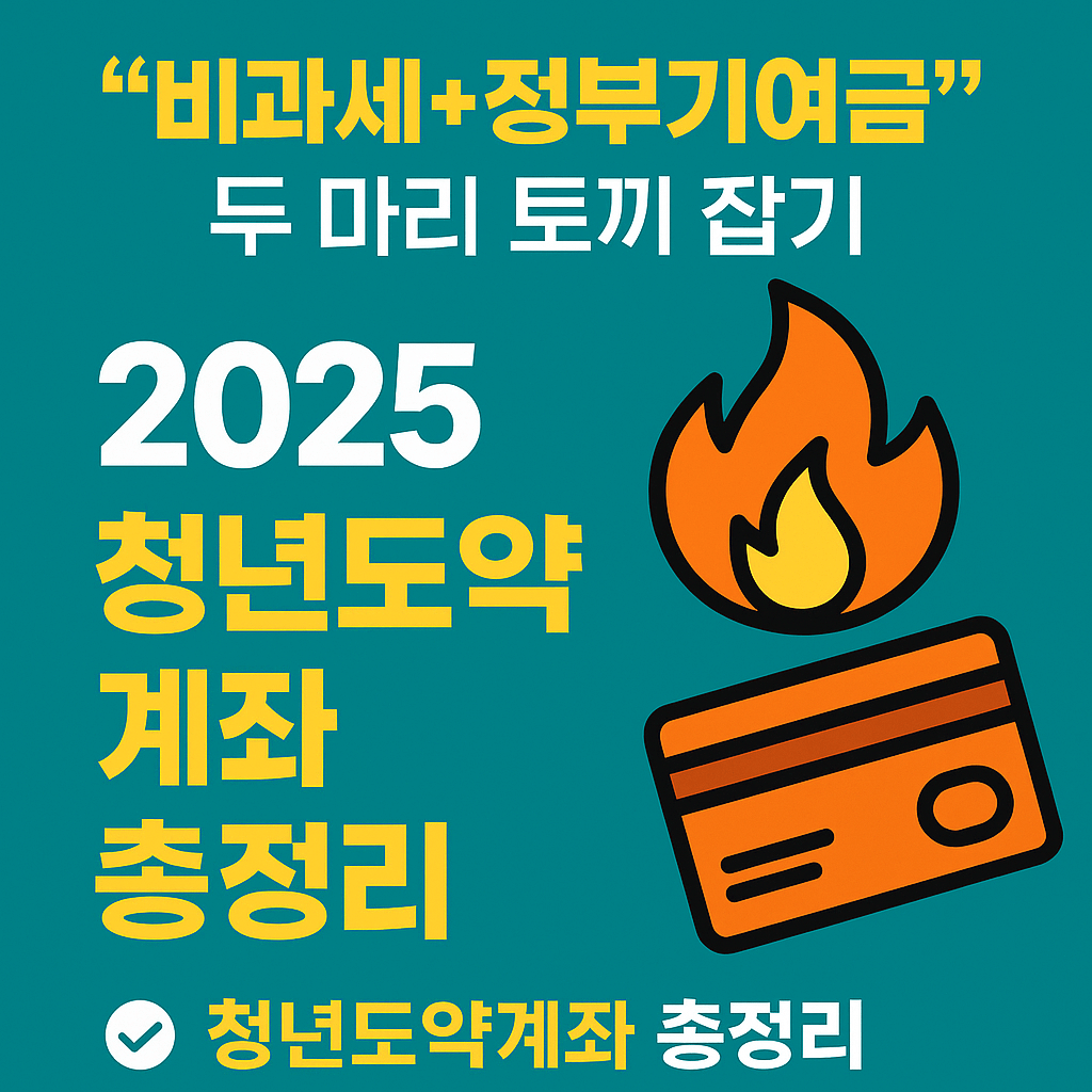 정부가 매월 돈을 더 넣어주는 청년도약계좌 매칭 구조