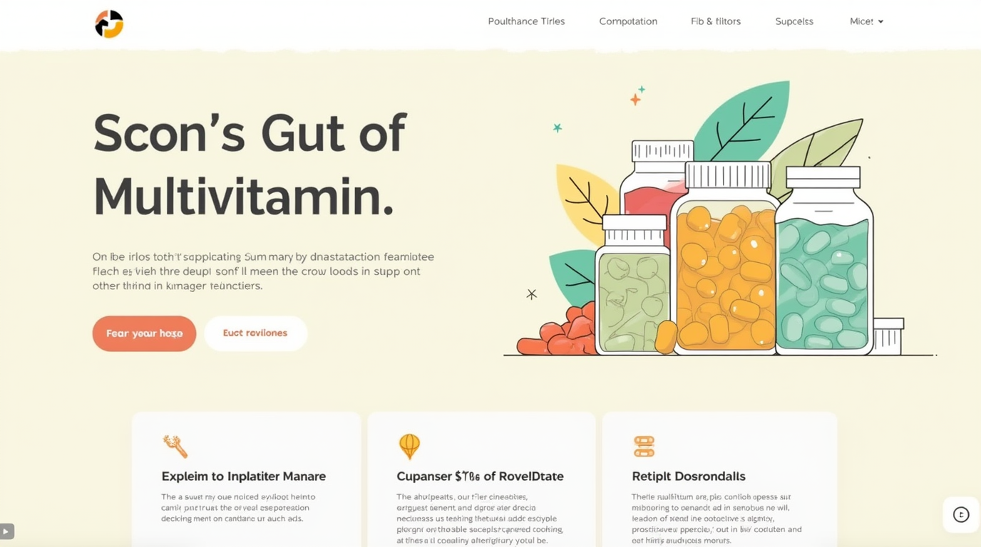 멀티비타민 성분 효능