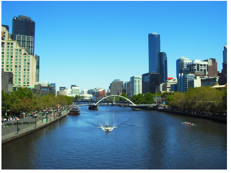Australia, Melbourne, Yarra river