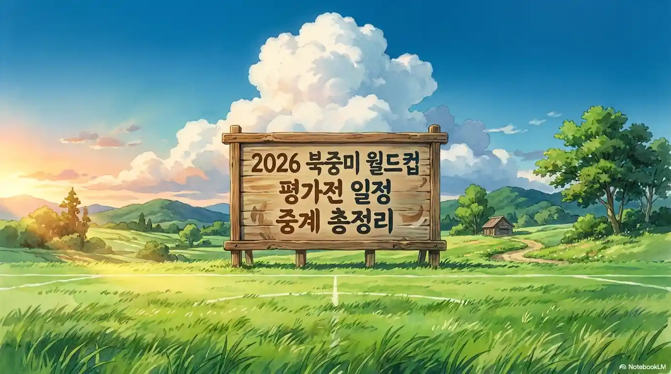 2026 북중미 월드컵 평가전 일정 중계 총정리 글의 썸네일