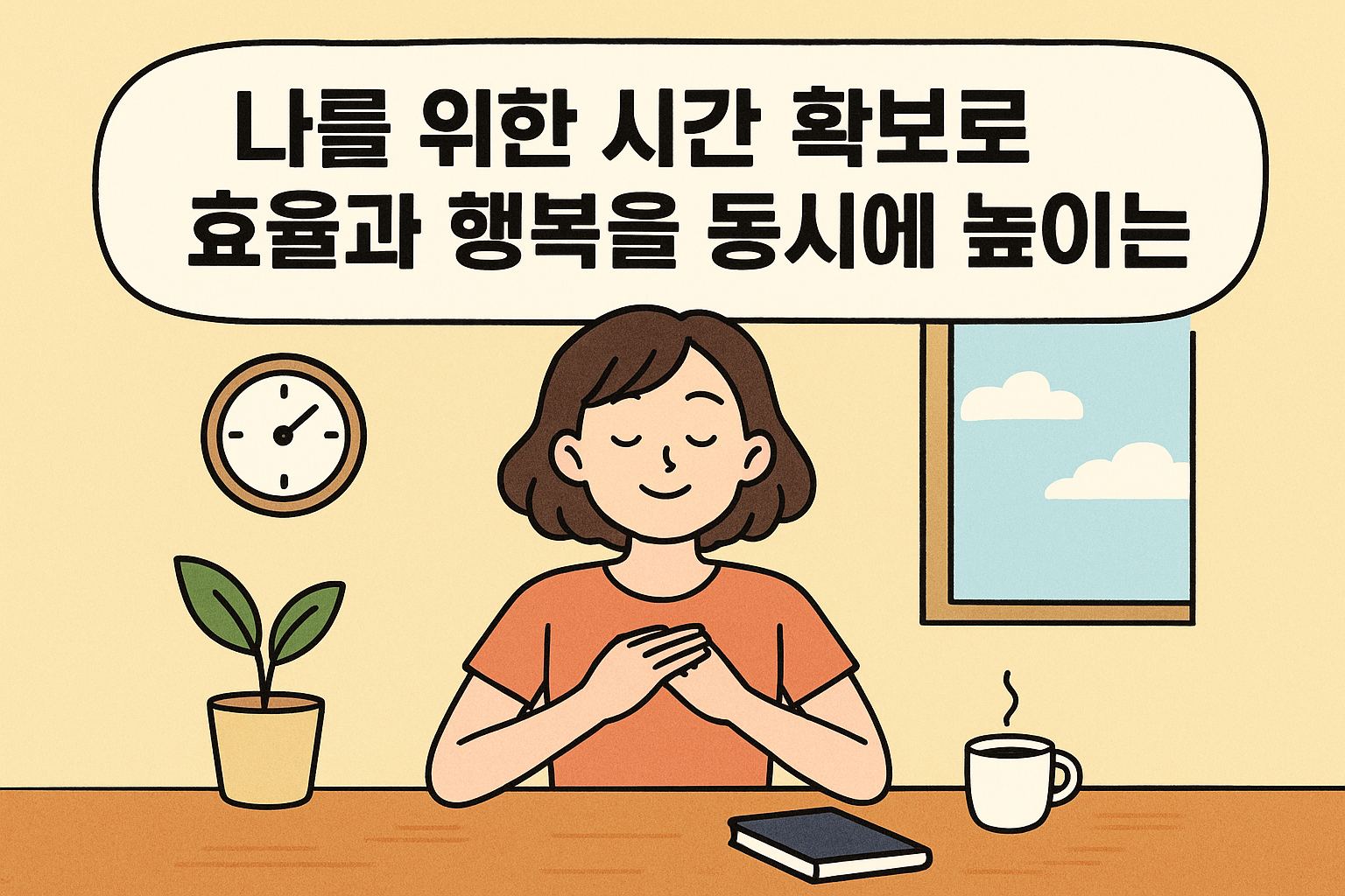 나를 위한 시간 확보로 효율과 행복을 동시에 높이는 루틴