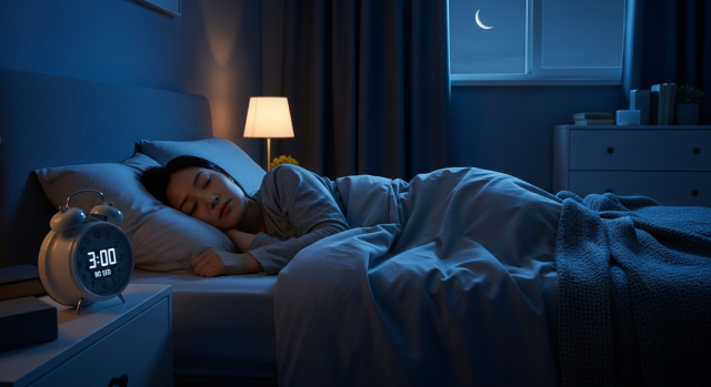 빈뇨 증상, 치료 후 편안하게 숙면을 취하는 모습