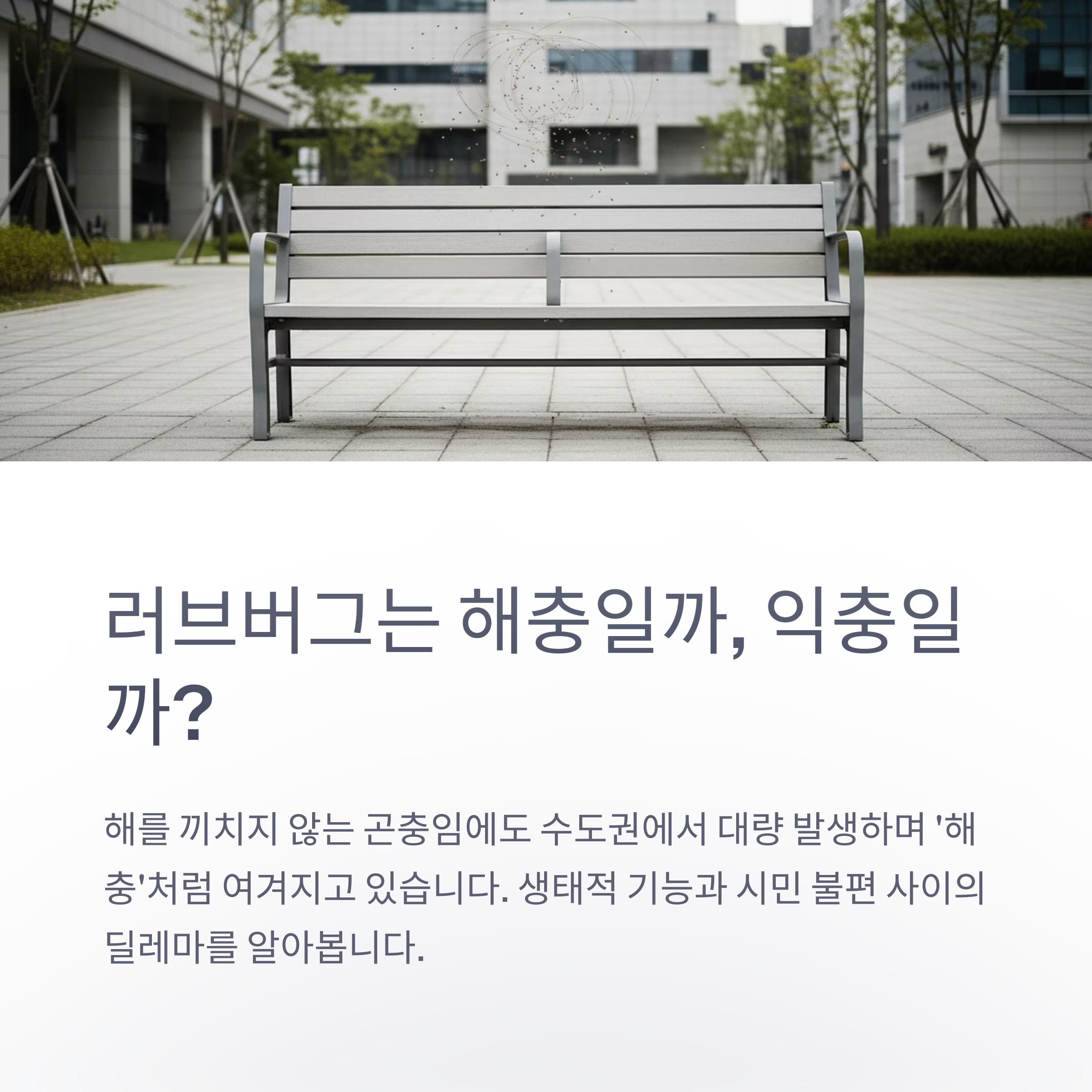 러브버그는 해충일까, 익충일까?