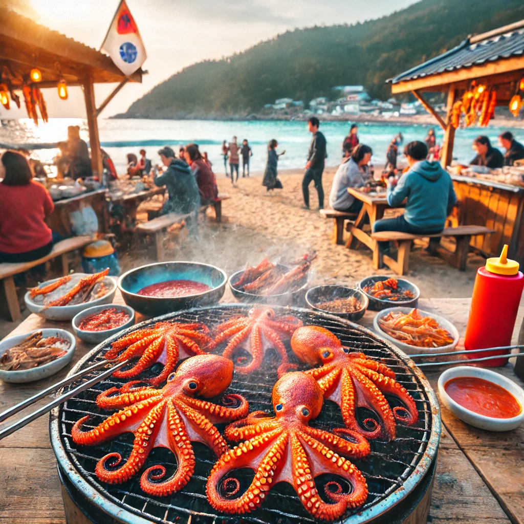 봄 제철 쭈꾸미 여행 추천 축제, 먹방, 체험 사진