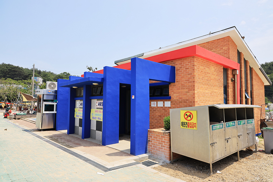 십리포해수욕장 야영장