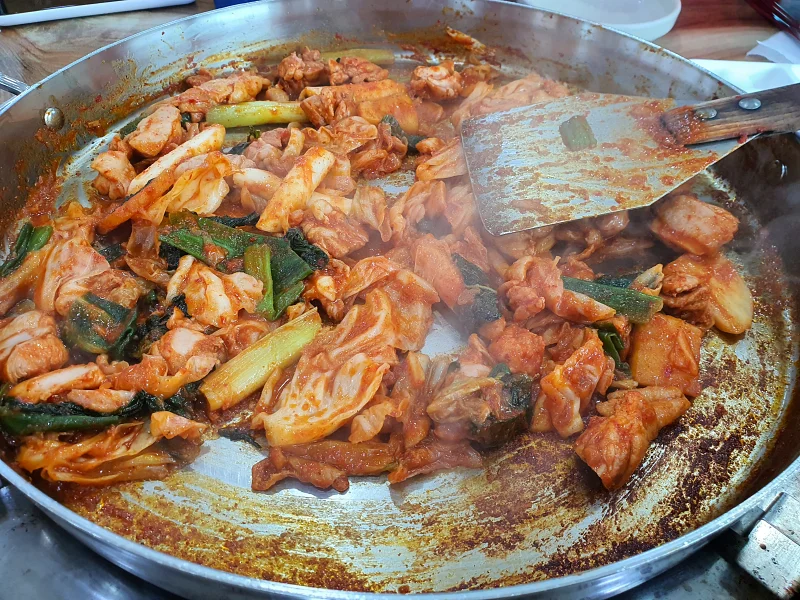 군자닭갈비 철판닭갈비