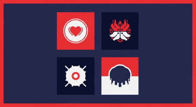 심한 통증·시력 저하·분비물 증가 등 위험 신호를 모은 아이콘