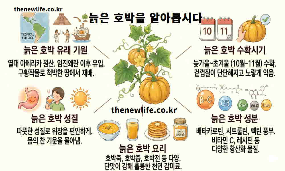늙은 호박 효능 기본정보