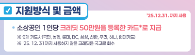 소상공인 부담경감 크레딧 신청방법