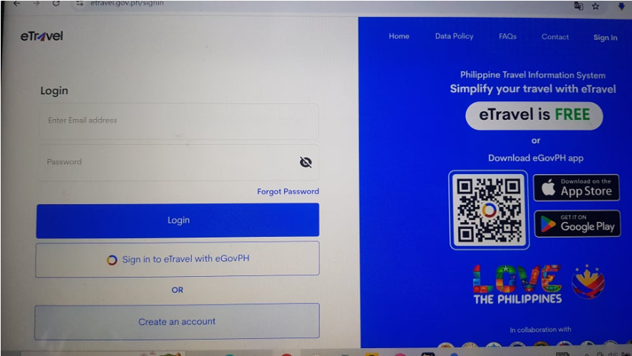 필리핀 이트래블 가족등록