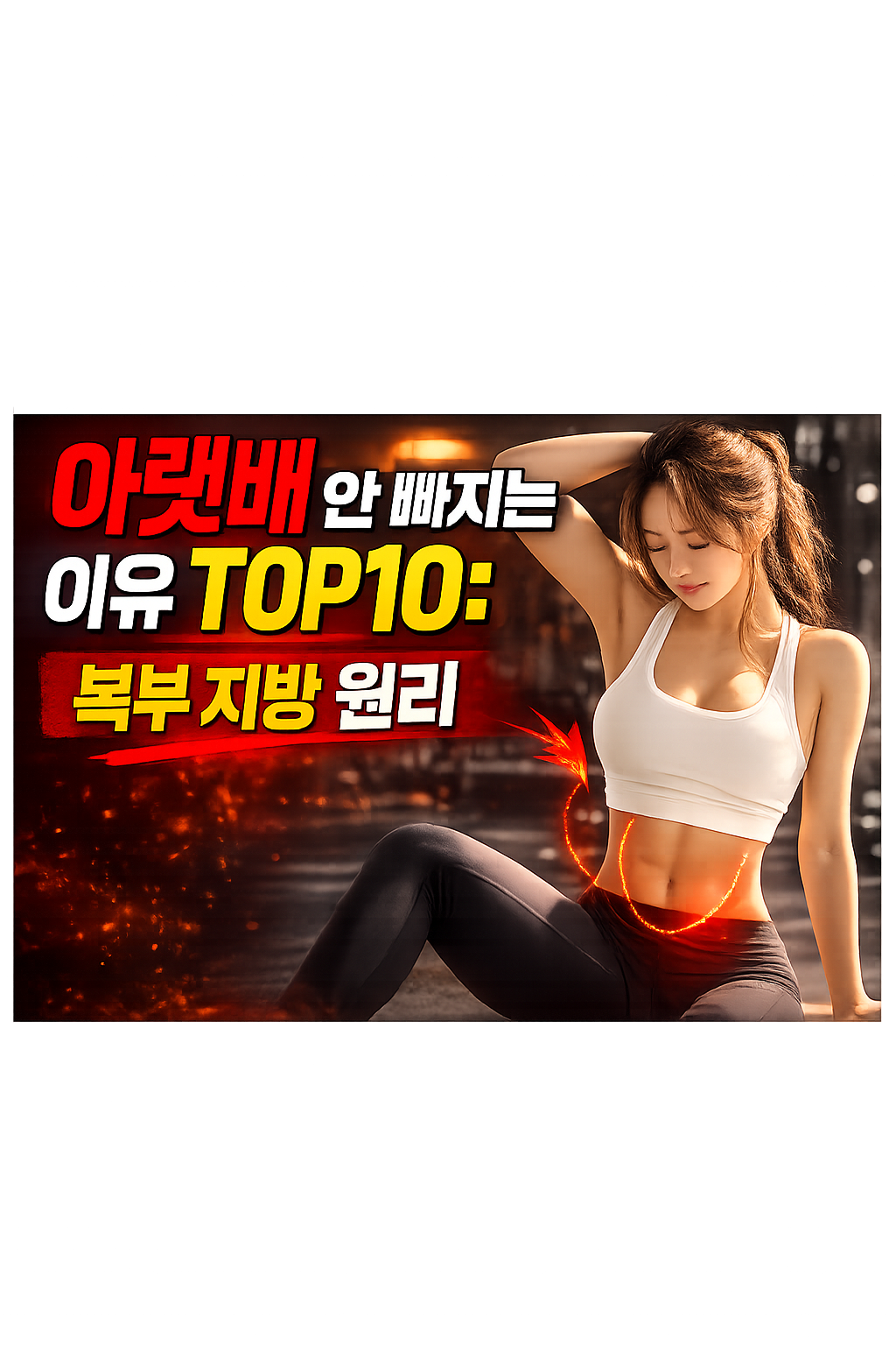 아랫배 안 빠지는 이유 TOP10: 대부분 사람들이 모르는 복부 지방 원리