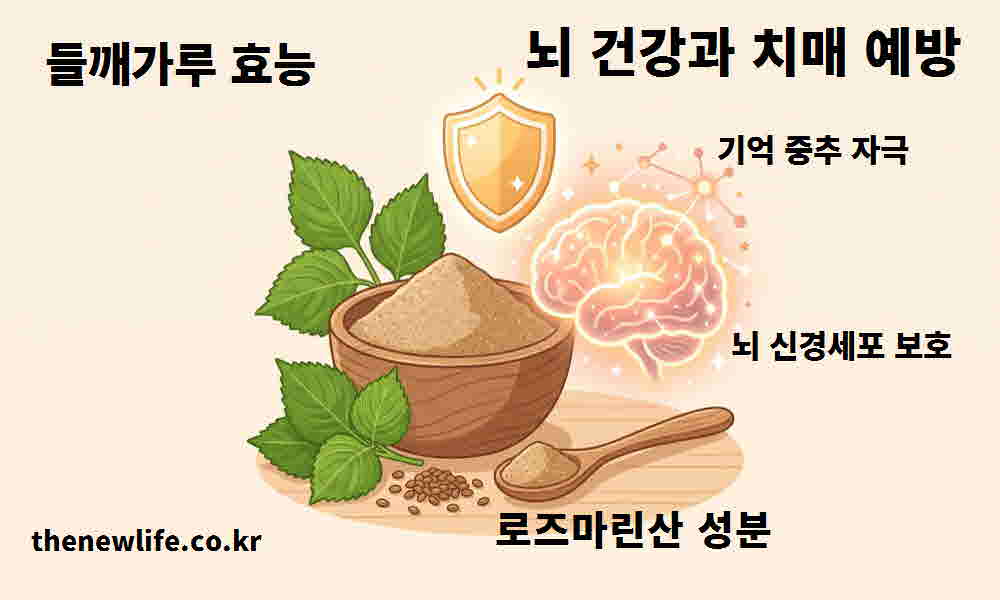 들깨가루 효능 뇌 건강 치매 예방