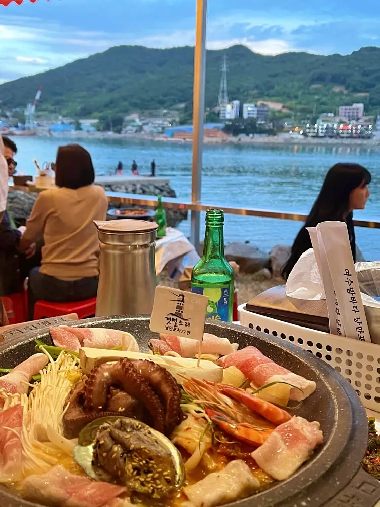 어서와 한국은 처음이지 여수 독일 3인방 낭만포차 오션뷰 뷰맛집 낙지호롱 & 돌문어 해물 삼합 맛집 위치