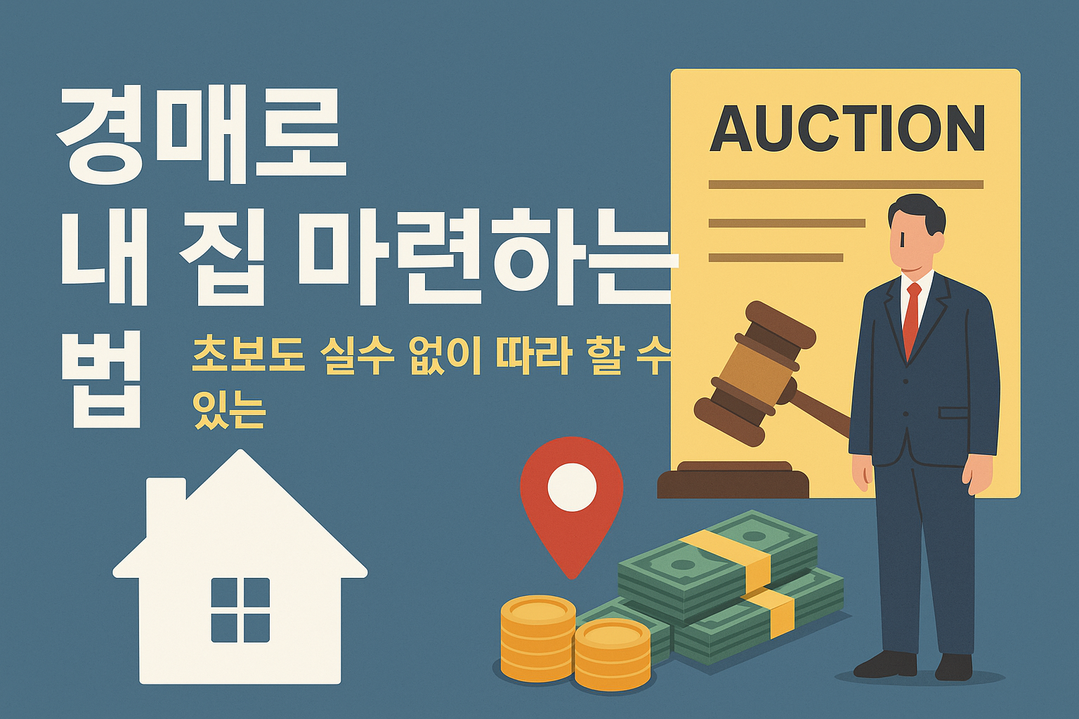 경매로 내 집 마련하는 법 관련 이미지