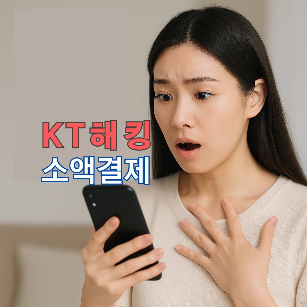 KT 해킹 소액결제 대응 썸네일 여성