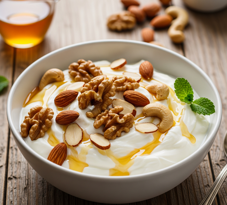 유아 간단 아침 메뉴
그릭 요거트 견과류