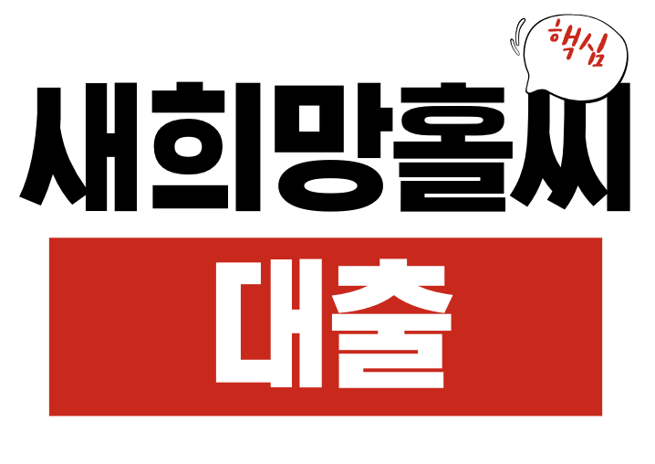 새희망홀씨 대출