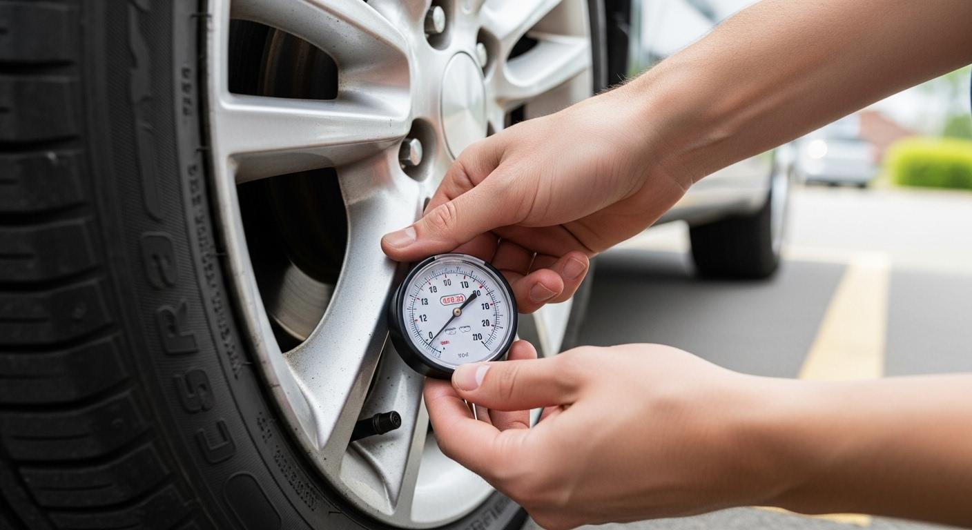 자동차 공기압 초기화 방법