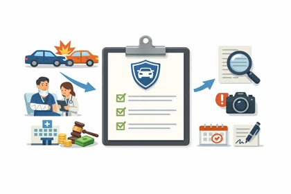 운전자보험 교통사고 위로금 전체 구조와 보장 흐름을 보여주는 설명 이미지3